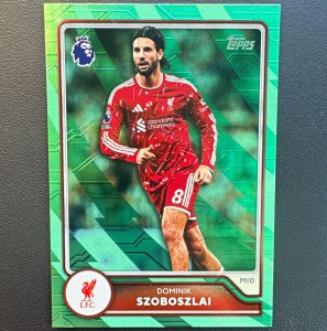 Topps Premier League Parallel #168 Dominik Szoboszlai Liverpool 2026/27 for sale on Ebay