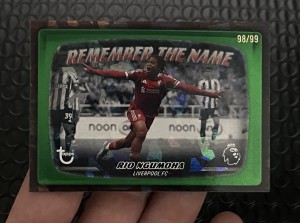 Rio Ngumoha 98/99 Remember the Name Topps Premier League 2026/27 RTN 2 Liverpool for sale on Ebay