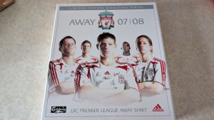 Liverpool FC 2007/08 Away Signed Shirt Signature Series No: 1751/2007 for sale on Ebay
