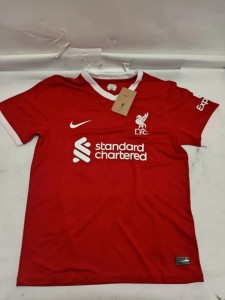 Nike Liverpool FC Home Football Shirt Size S M Salah 11 Red Dri-Fit BNWT for sale on Ebay