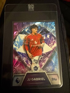 Topps Premier League Diamond Rookie JJ Gabriel Manchester United 2026/27 DR 5 for sale on Ebay