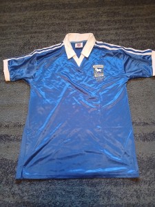 Retro Ipswich Town Football Club F.A. Cup Final Shirt. Good Condition. Size L. for sale on Ebay