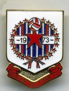 SEAHAM RED STAR AFC BADGE for sale on Ebay