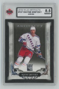 2018-19 Upper Deck Artifacts Wayne Gretzky 360/599 #137 New York Rangers KSA 8.5 for sale on Ebay