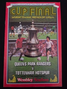 FA Cup Final Programme Queens Park Rangers v Tottenham Hotspur Wembley 1982 for sale on Ebay