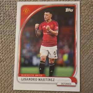 Topps 2025-26 Manchester United Collector Tin Lisandro Martinez Card #2 for sale on Ebay