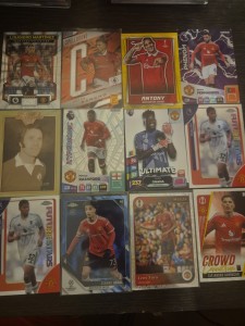 Manchester United Topps & Panini Hits Football Cards Bundle X24 for sale on Ebay