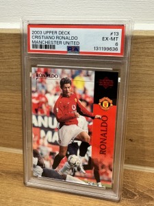 2003 Upper Deck Manchester United Cristiano Ronaldo #13 (RC) for sale on Ebay