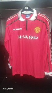 Manchester United Home Shirt 1998-00 Long Sleeve Football Top Xl for sale on Ebay
