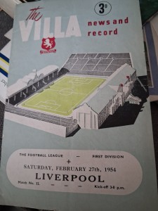 53-4 ASTON VILLA V LIVERPOOL for sale on Ebay