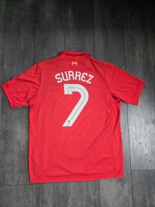 Liverpool FC 2012/13 Home Shirt - Suarez 7 - Medium for sale on Ebay