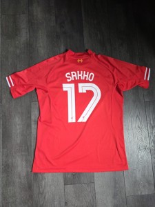 Liverpool FC 2013/14 Home Shirt - Sakho 17 - Large for sale on Ebay