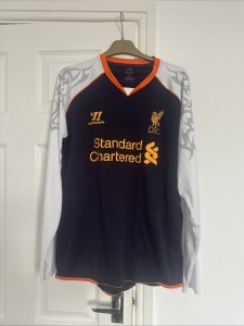 Liverpool Away Shirt Xl 2012/2013 Long Sleeves Warrior for sale on Ebay