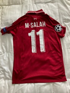 Liverpool Shirt Mo Salah  11 Signed autographed Beckett authentication for sale on Ebay