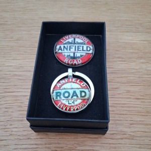 Liverpool keyring and pin badge for sale on Ebay