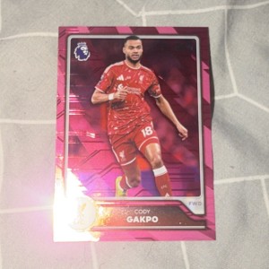 Topps Premier League Cody Gakpo Liverpool FC Parallel #172 2026/27 Card for sale on Ebay
