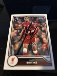 MATCH ATTAX 2027 HUGO EKITIKE LIVERPOOL SIGNED for sale on Ebay
