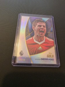 Stevie G Topps Gold Original. Numbered 43/100 Liverpool. for sale on Ebay