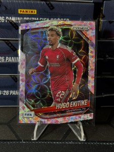 25-26 Panini Prizm Choice FIFA Hugo Ekitike Cherry Blossom Prizm /28 Liverpool for sale on Ebay