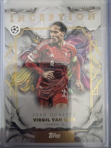 Topps Inception UCC Virgin Van Dijk Liverpool FC Star Quality 2025/2026 for sale on Ebay