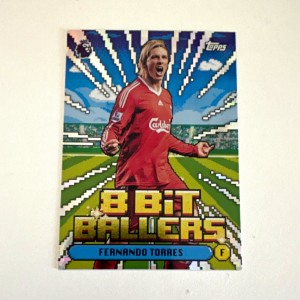 Topps Premier League 8 Bit Ballers Insert Fernando Torres Liverpool F Card for sale on Ebay
