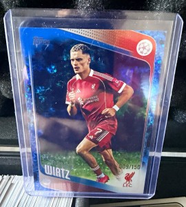 Topps 2025-26 UEFA Club Competitions Florian Wirtz Liverpool #74 009/150 for sale on Ebay