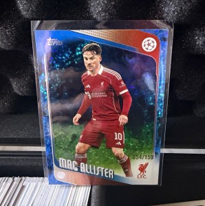 Topps 2024-25 UEFA Champions League Alexis Mac Allister Liverpool #67 054/150 for sale on Ebay