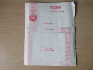 1972 Orient v Ipswich Town pre season friendly 4 page programme Leyton rare for sale on Ebay