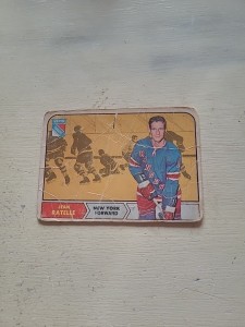 1968 Topps #77 Jean Ratelle Rangers-Hockey Poor Condition  for sale on Ebay