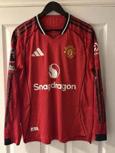 Match Worn/ Issued  Manchester United Home Shirt 2025/26 Amad for sale on Ebay