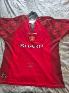 Manchester United 1996/98 Home Shirt Umbro Sharp Theatre of Dreams Men’s XL EXCE for sale on Ebay