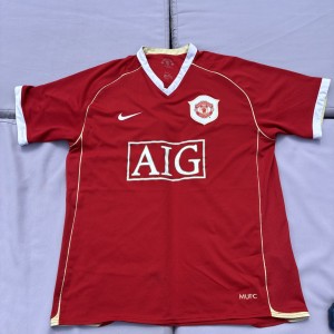 Rare Original Manchester United 2006/2007 Home Shirt NIKE LARGE vintage  for sale on Ebay
