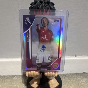 Topps Premier League 2025/26 Leny Yoro Manchester United Signed Autograph Card for sale on Ebay