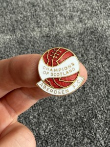 Vintage Aberdeen Fc Coffer Enamel Badge - Champions Of Scotland for sale on Ebay