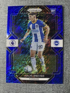2022-23 Panini Prizm - Julio Enciso RC Blue Shimmer 8/8 - Brighton/Ipswich for sale on Ebay