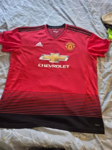 Manchester United 2018/19 Home Shirt Adidas Chevrolet Men’s XL Jersey EXCELLENT for sale on Ebay