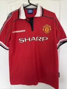 Manchester United Umbro 98/99 Home Original M for sale on Ebay