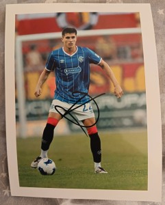 RANGERS VANJA DRAGOJEVIC HAND SIGNED 8X6 PHOTO for sale on Ebay