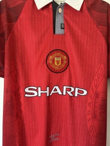 Manchester United 1998 Home Retro Football Shirt Size M for sale on Ebay