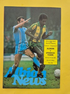 7/4/1980 West Bromwich Albion v Ipswich Town Football Programme, Division 1 for sale on Ebay