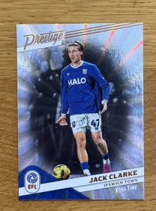 2025-26 Panini Prestige EFL Jack Clarke Sunburst Base Ipswich Town for sale on Ebay