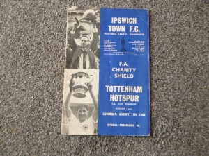 1962 Charity Shield Football Programme - Ipswich v Tottenham for sale on Ebay