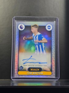 25-26 TOPPS P L MERLIN BRIGHTON TOM WATSON AUTO REFRACTOR for sale on Ebay