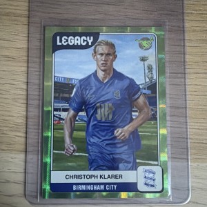 Christoph Klarer /35 2025/26 Panini Football EFL - Green Birmingham City Legacy for sale on Ebay