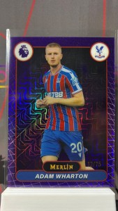 2025-26 Topps Merlin Premier League Adam Wharton Purple Mojo /75 Crystal Palace for sale on Ebay