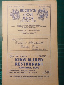 Brighton v Torquay United 1948 Vintage Football Programme 27/03/1948 Div 3 South for sale on Ebay