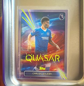 Topps 2023-24 Premier League Quasar QU-8 Carlos Baleba Brighton Insert for sale on Ebay