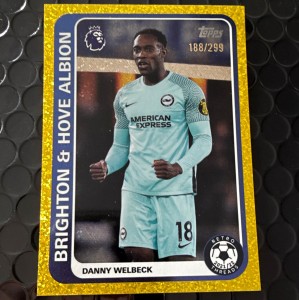 Topps Premier League 2026/27 Danny Welbeck Brighton Retro Threads RT 6 188/299 for sale on Ebay