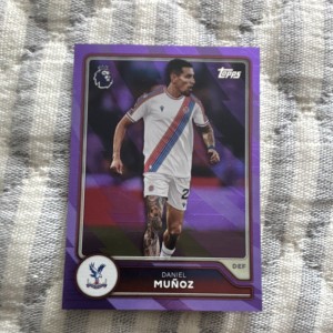 Topps 2026 Premier League Crystal Palace Daniel Munoz Card 03/10 for sale on Ebay