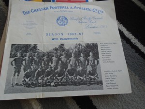 CHELSEA 1966-67 PRINTED AUTOGRAPH SHEET for sale on Ebay
